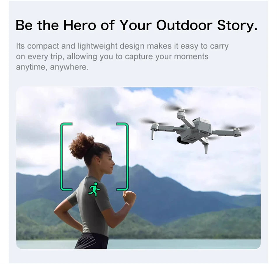 Dron Aeri100 VR – Cámara 8K HD, Motor Brushless, GPS, Evitación 360°, Diseño Aerodinámico 1:1
