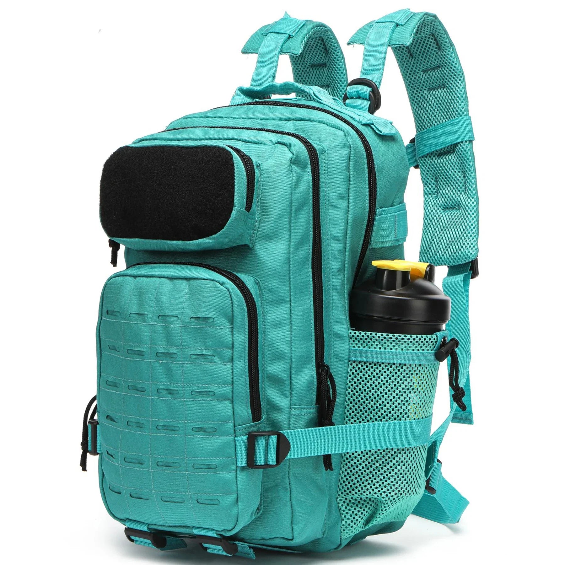 Waterproof Backpack 25L/50L | Gym, Hiking, Travel & Laptop Bag | Dual Bottle Holders | 12 Colors