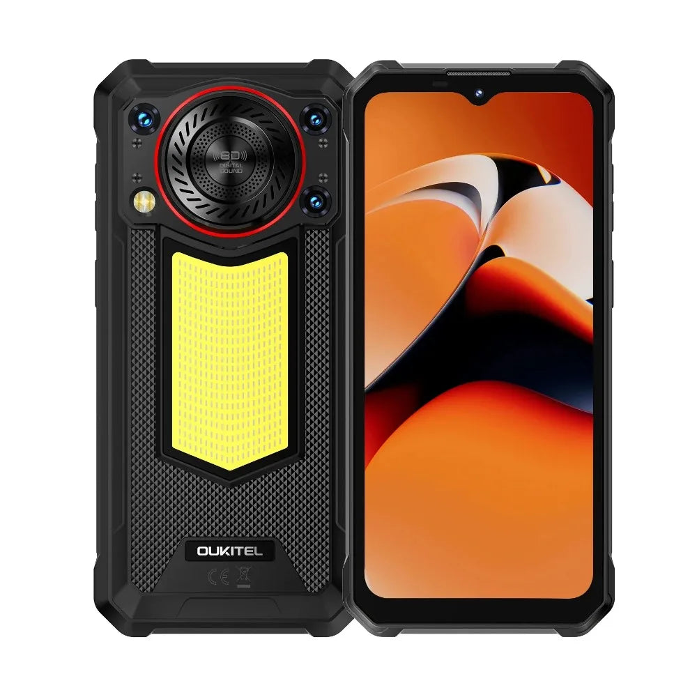 OUKITEL WP53 Pro | Rugged Phone 4G 11000mAh 50MP 128dB Android 15 | NFC IP68