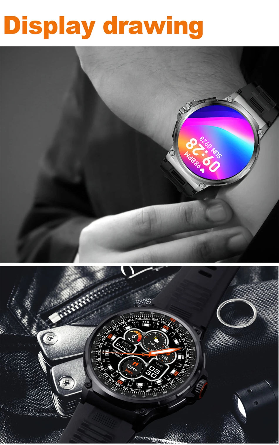 Smartwatch Jooeniok GPS 2026 | Pantalla AMOLED 1.85" | Batería 710mAh | Bluetooth 5.0 | IP68 | Android & iOS | Jooeniok GPS Smart Watch 2026 | 1.85" AMOLED | 710mAh Battery | Bluetooth Call | IP68