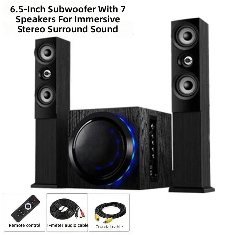 YTYIN N59 5.1 Home Theater System | 80W Subwoofer | Cine