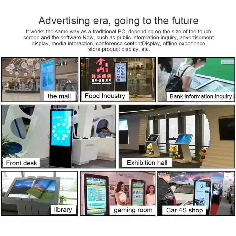 43-Inch Horizontal Touchscreen Kiosk | Full HD Digital Signage / Quiosco táctil horizontal de 43 pulgadas
