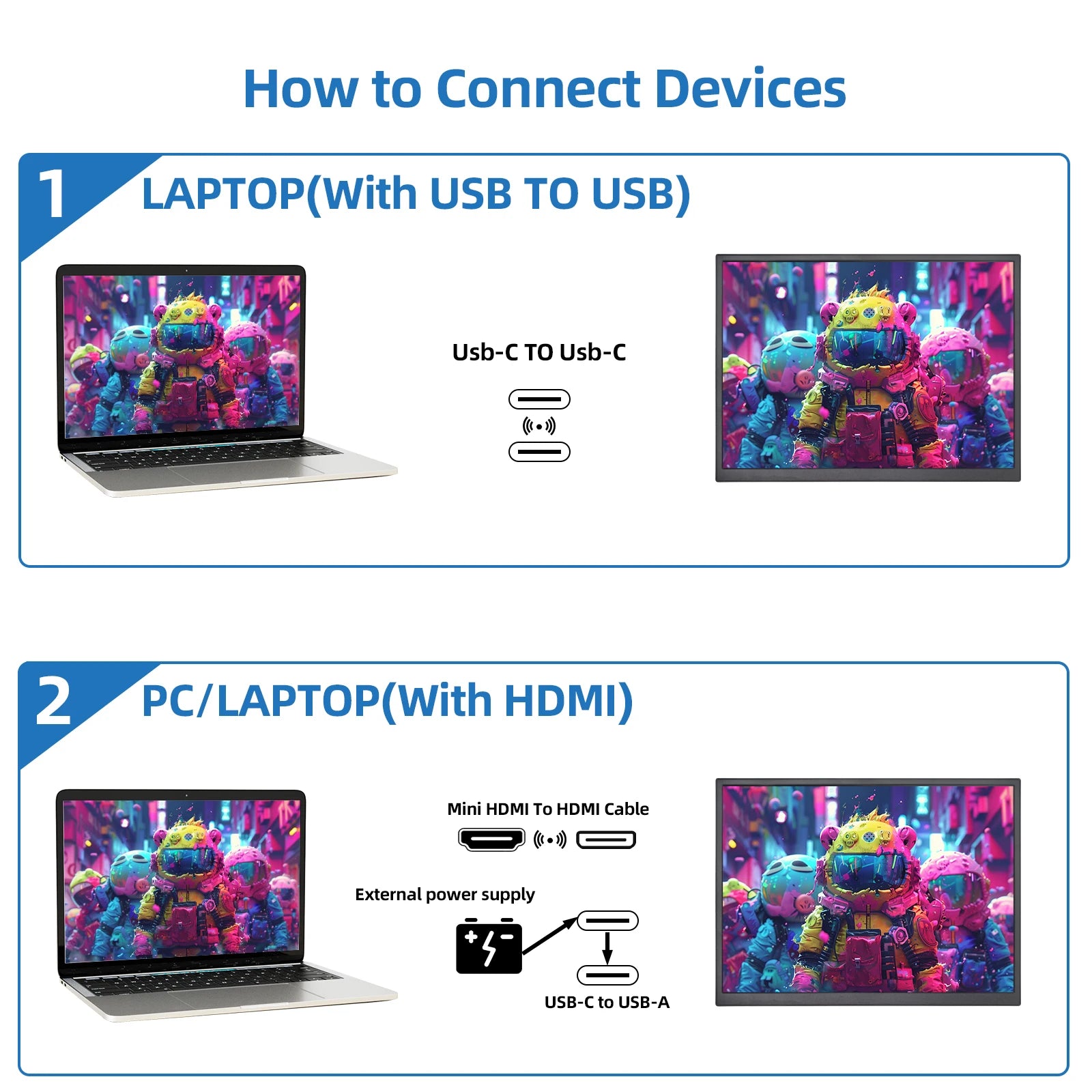 ZSUS PM10A | Monitor Portátil 10.5" 1280P IPS | 100% sRGB, 420 nits, Low Blue Light, Type-C