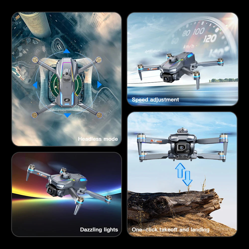 Dron Lenovo AE19 Cámara 8K HD Dual – GPS, Motor Brushless, WiFi FPV, Evasión Obstáculos, Plegable