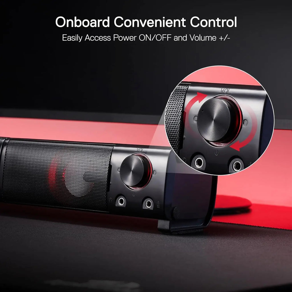 Redragon GS550 Gaming Speakers | 2.0 USB Soundbar | Altavoces