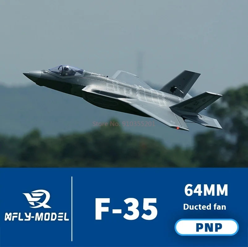 Xfly F35 Lightning 2 EDF RC Fixed Wing Aircraft | 64mm | 6CH | PNP & KIT | Scale Model Jet
