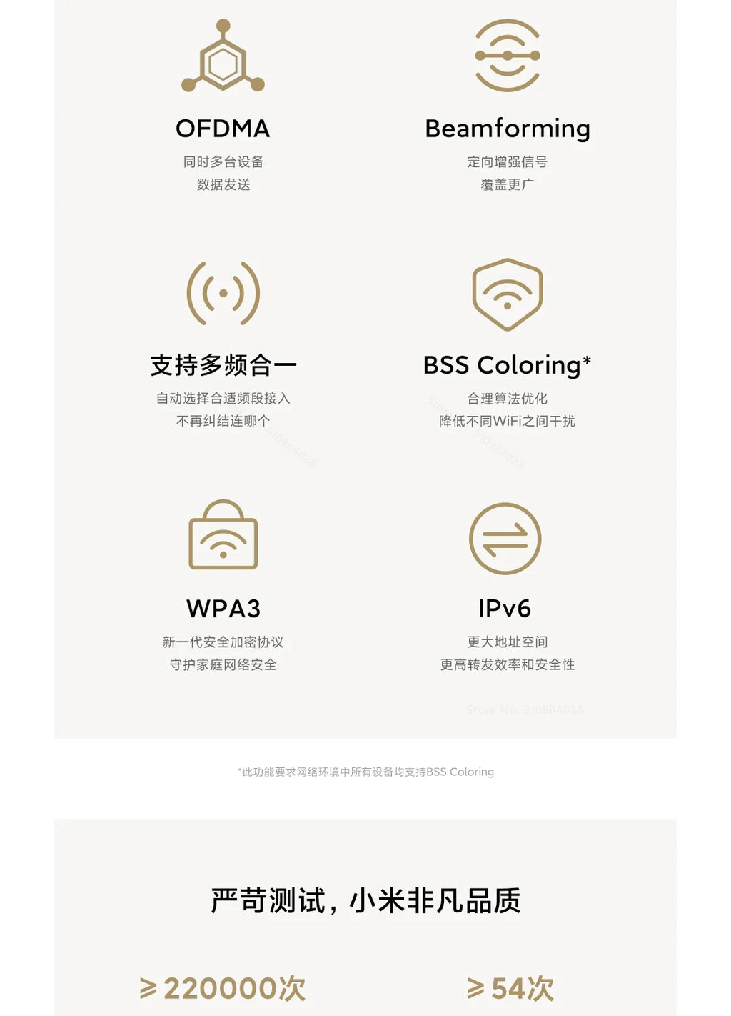 Xiaomi Mesh System AX3000 NE | Kit 1+1 Router Principal + Sub-Router | WiFi 6 | Bluetooth Mesh | IPTV