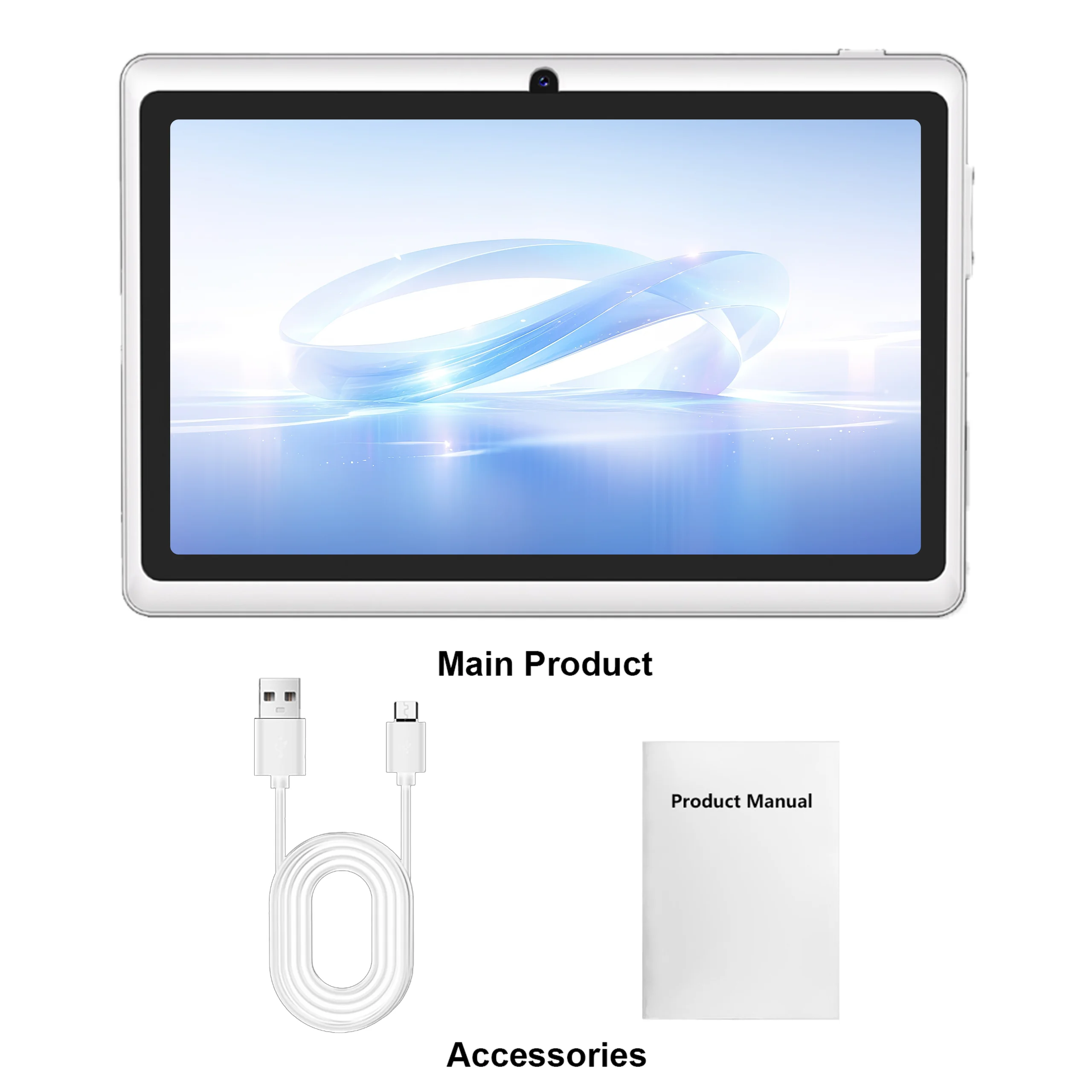 Tablet COLORROOM 7" | Android 11 | 6GB RAM + 32GB | Quad-Core | WiFi | 3000mAh | Con Funda de Cuero | 4 Colores