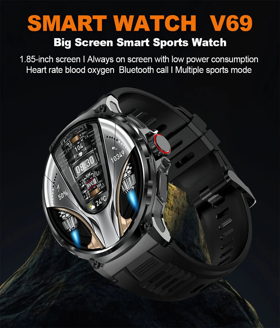 Smartwatch Jooeniok GPS 2026 | Pantalla AMOLED 1.85" | Batería 710mAh | Bluetooth 5.0 | IP68 | Android & iOS | Jooeniok GPS Smart Watch 2026 | 1.85" AMOLED | 710mAh Battery | Bluetooth Call | IP68