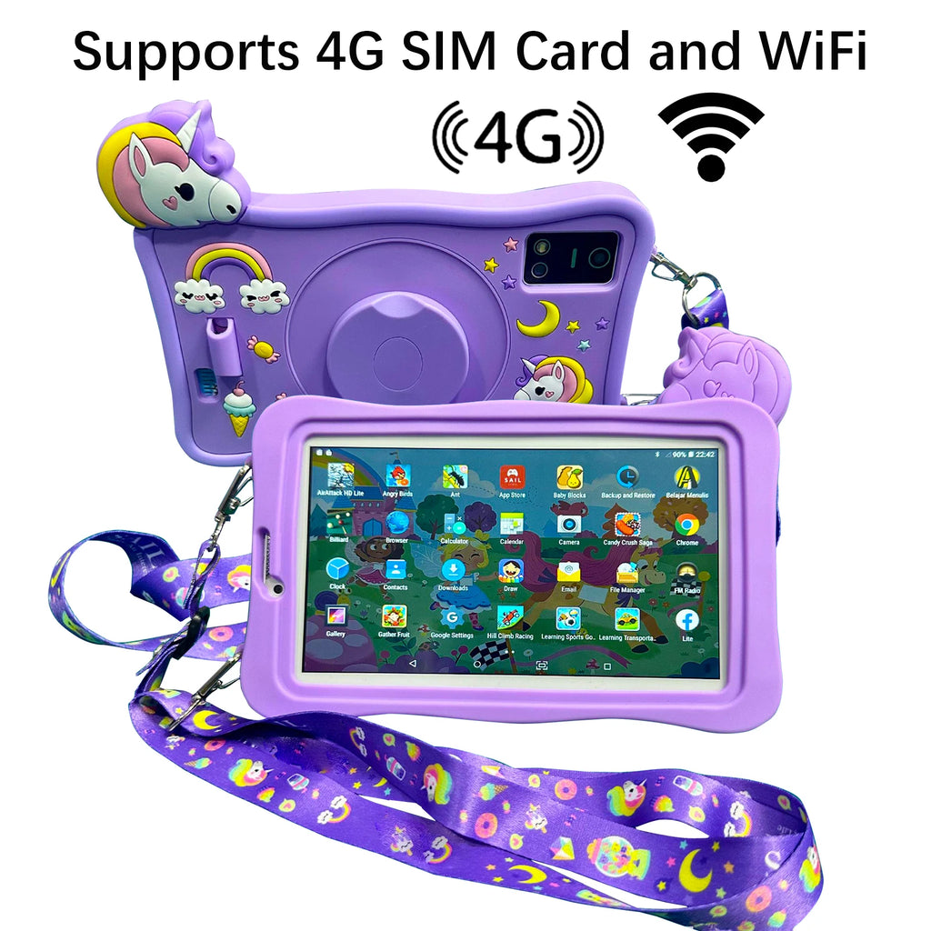 Tablet Infantil SIHARIFY 7" | Android 13 | 6GB RAM + 256GB | Quad-Core | WiFi | 5000mAh | Educativa | 4 Colores