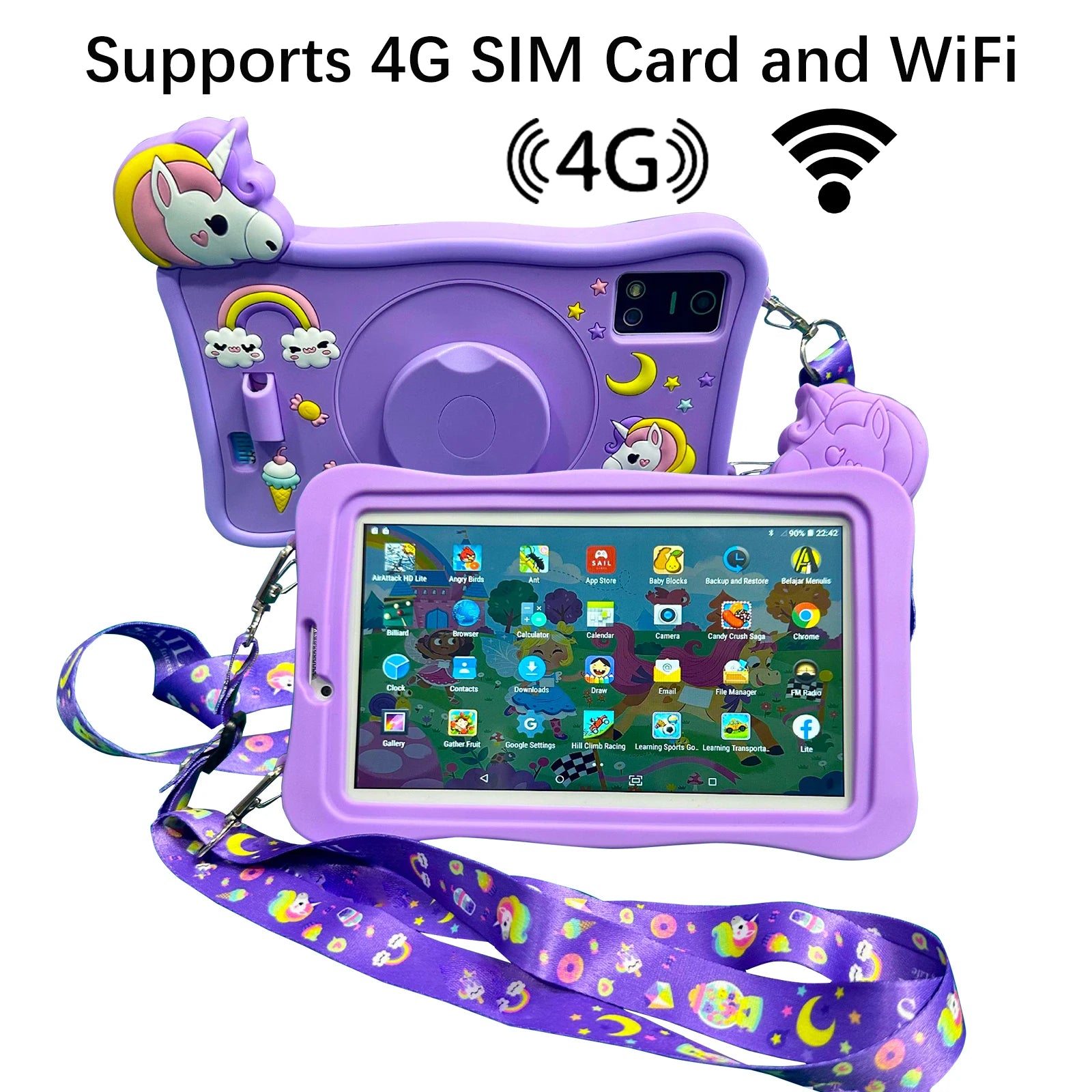 Tablet Infantil SIHARIFY 7" | Android 13 | 6GB RAM + 256GB | Quad-Core | WiFi | 5000mAh | Educativa | 4 Colores