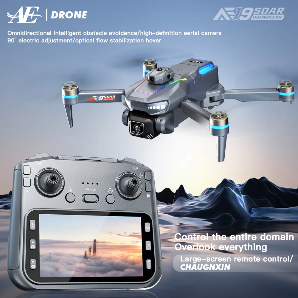 Dron Lenovo AE19 Cámara 8K HD Dual – GPS, Motor Brushless, WiFi FPV, Evasión Obstáculos, Plegable