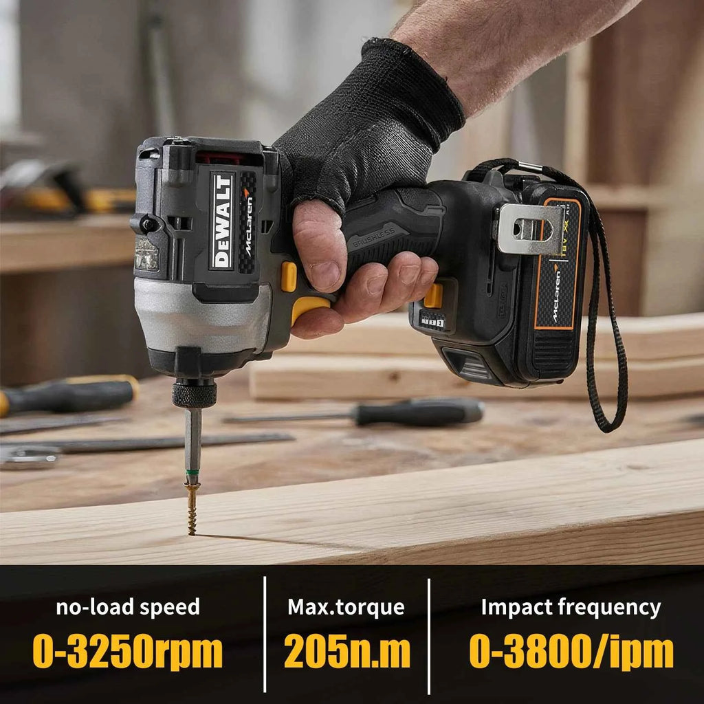 DEWALT DCF85M | 18V Brushless Impact Driver | 205 N·m | 3-Speed