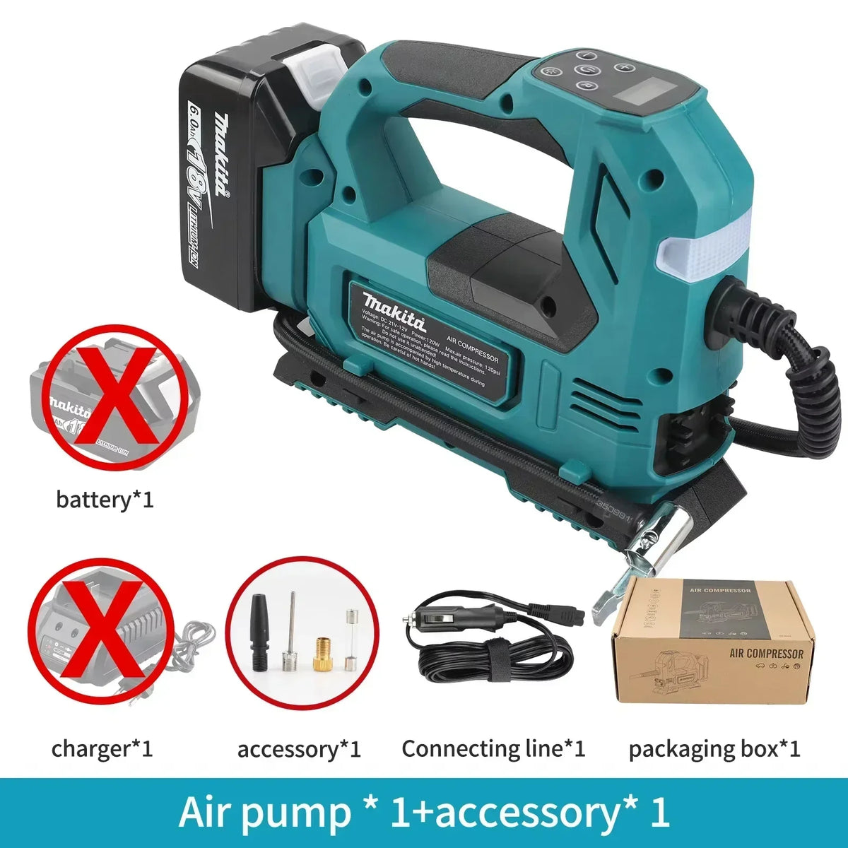 Makita DYS60 | Automatic 18V Cordless Inflator | No Battery