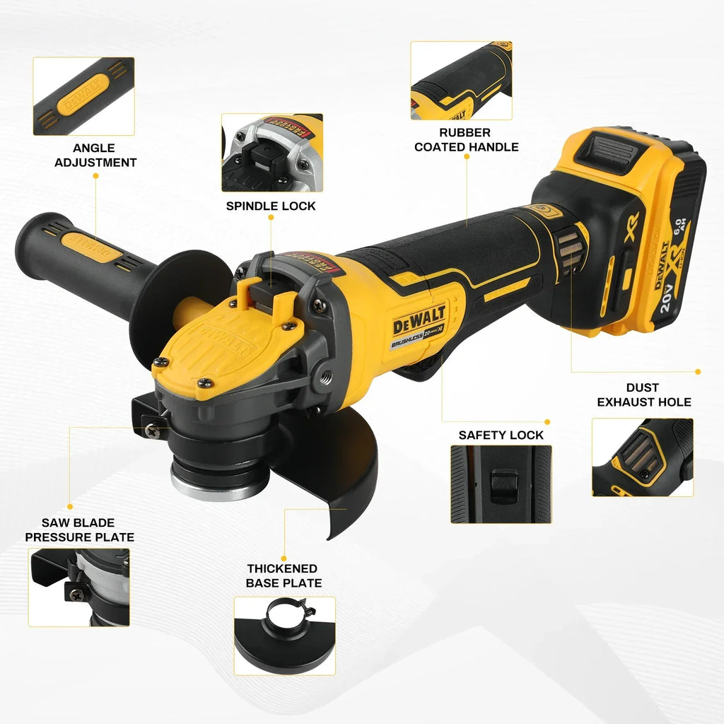 DEWALT-Compatible DCG416 | 20V Angle Grinder | 125mm | 800W