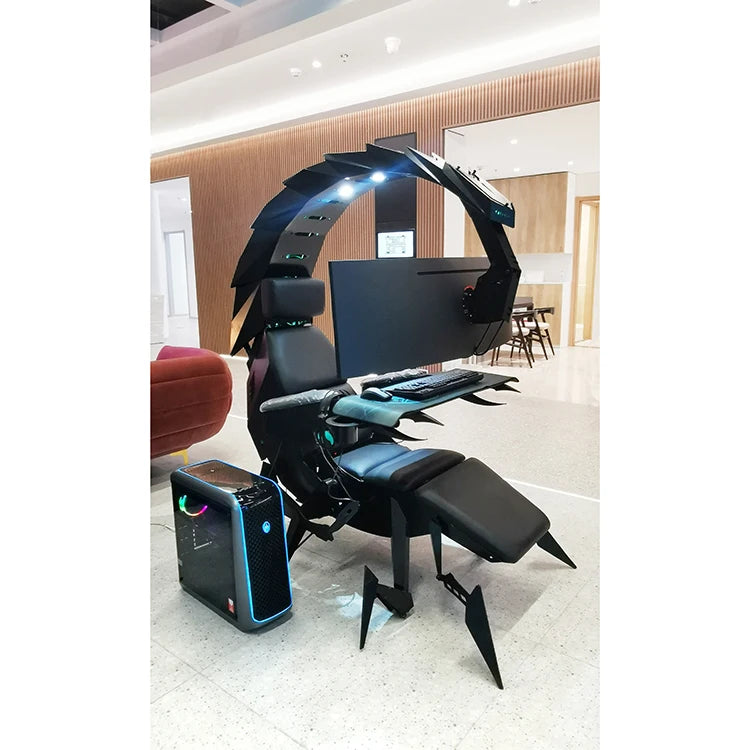Zero Gravity Gaming Cockpit | 3–5 Monitor Support | Reclining