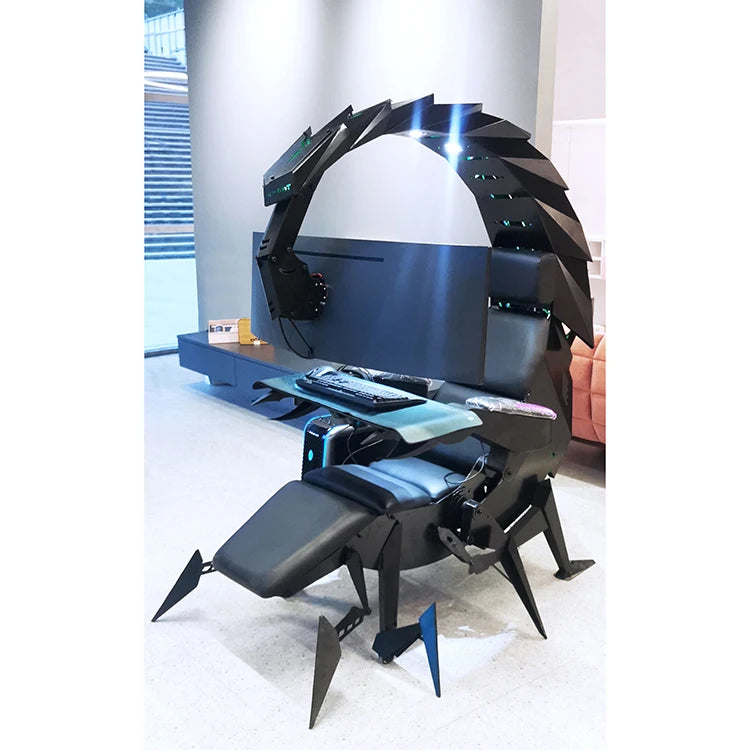 Zero Gravity Gaming Cockpit | 3–5 Monitor Support | Reclining