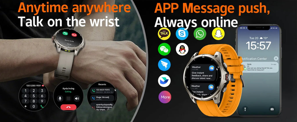 Smartwatch DAORKOW FT66 2026 | AMOLED 1.43" 466×466 | GPS | IP69 | Bluetooth 5.3 | 100+ Sport Modes | Android & iOS | Reloj Inteligente DAORKOW FT66 | AMOLED 1.43" | GPS | IP69 | Bluetooth 5.3 | 100+ Deportes
