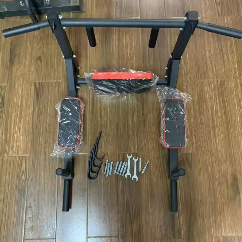 Wall Mounted Pull Up Bar | Multifunctional Home Gym Steel Bar | Chin-Up, Leg Raise & Core Training
