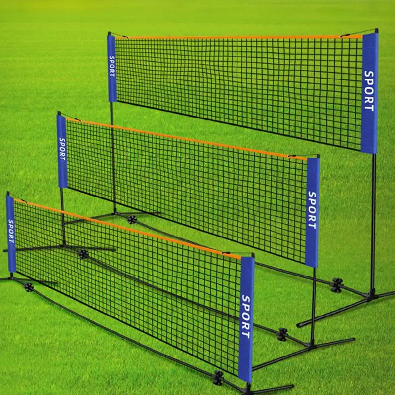 Portable Badminton Net | Height Adjustable | Indoor & Outdoor Sports | 310x76cm Nylon