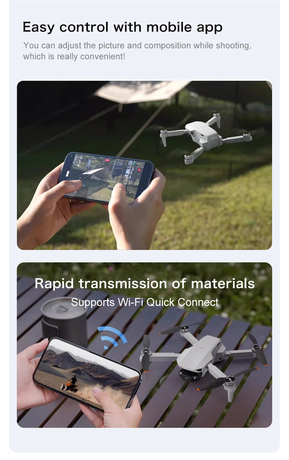 Dron Aeri100 VR – Cámara 8K HD, Motor Brushless, GPS, Evitación 360°, Diseño Aerodinámico 1:1
