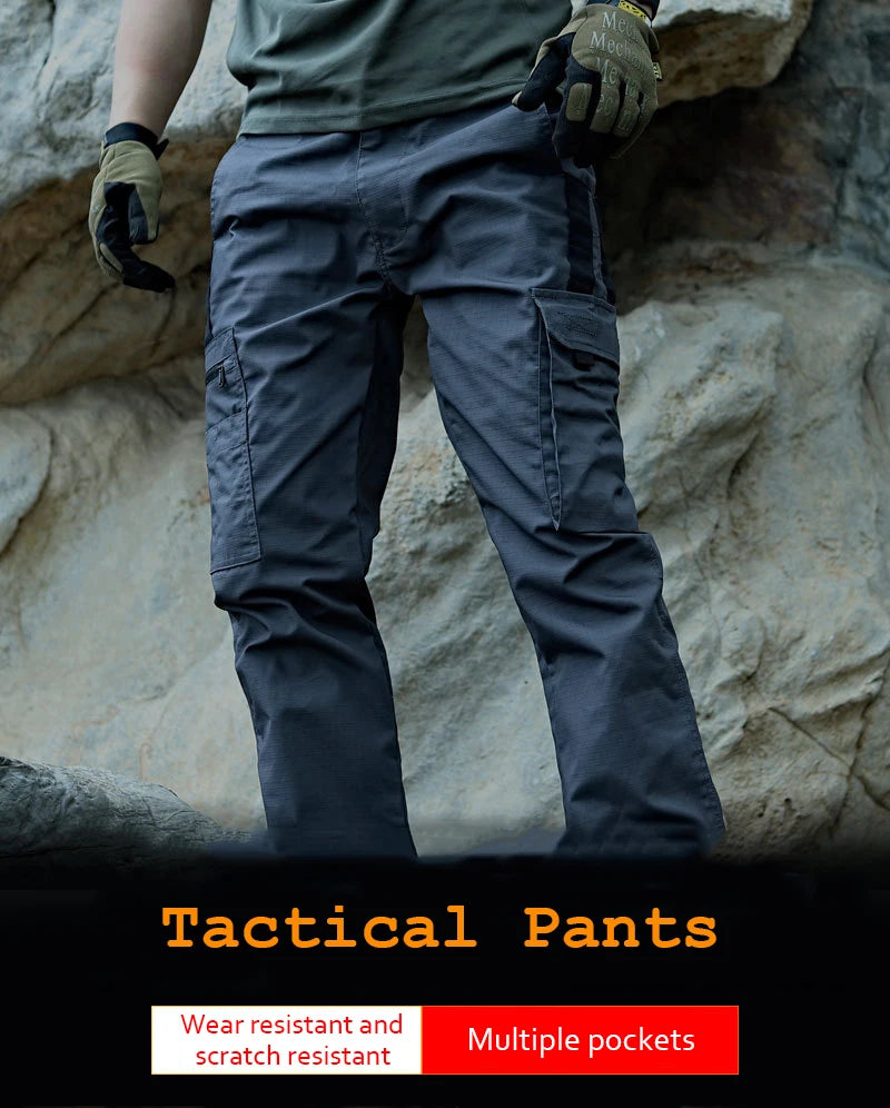 Men's Cargo Work Pants | Multi-Pocket Outdoor Style | Pantalón Cargo Hombre