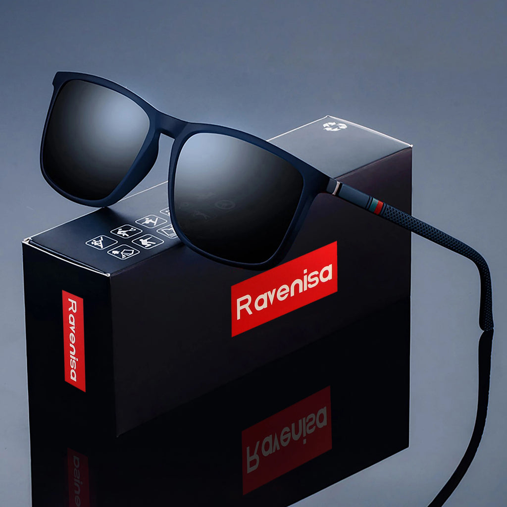 Ravenisa Gafas de Sol Cuadradas Polarizadas | Anti Reflejo | UV400 | Modelo R8801