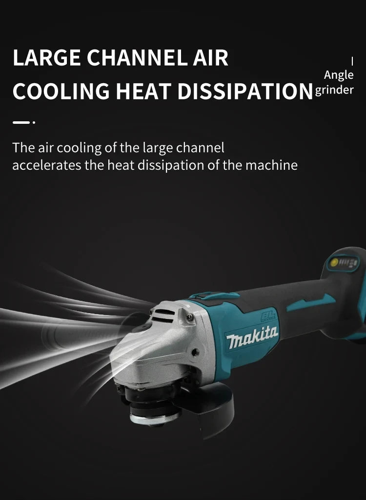 Makita DGA404 | 18V Brushless Angle Grinder | 100/125mm