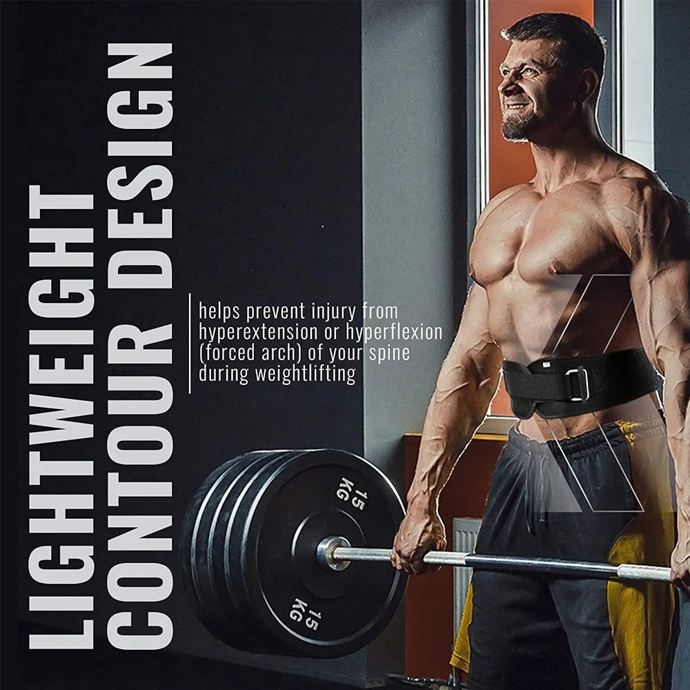 Weightlifting Belt | Lower Back Support & Waist Protection | Gym & Powerlifting