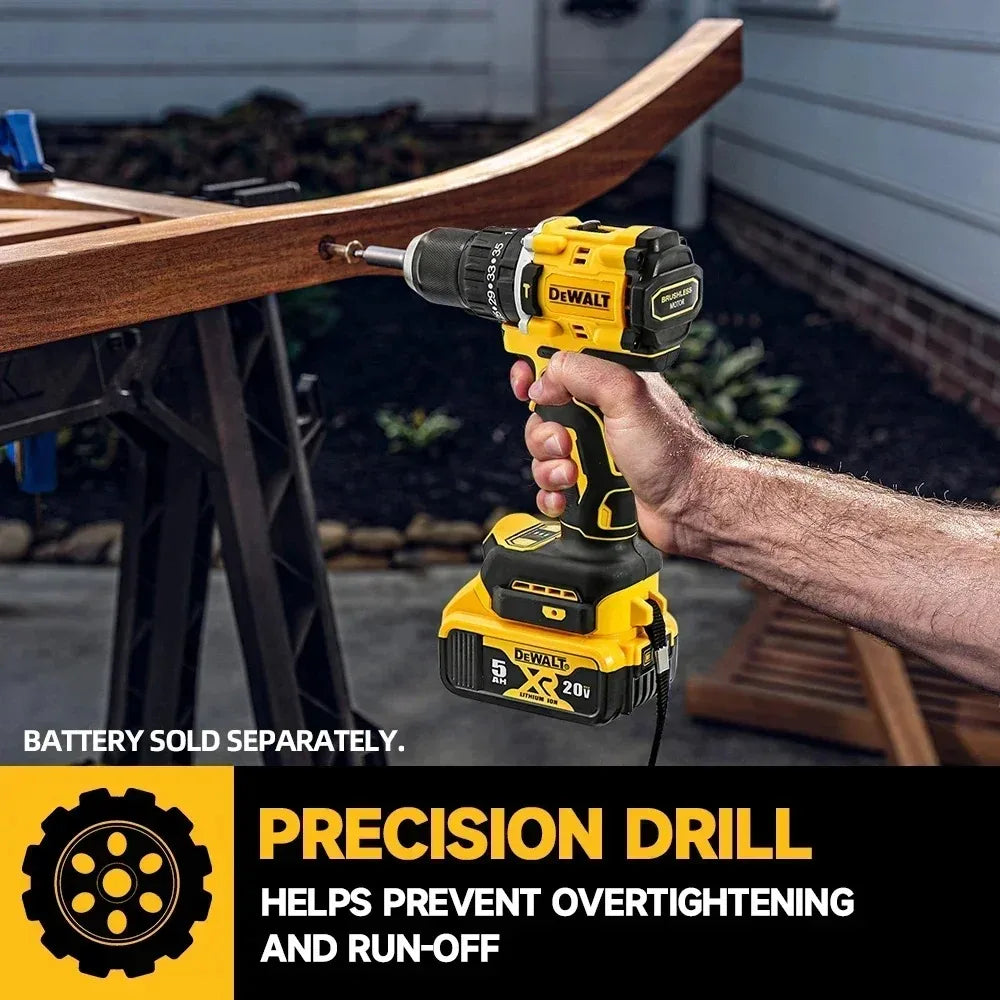 DEWALT-Compatible DCD805 20V Drill Kits | Battery & Charger Options