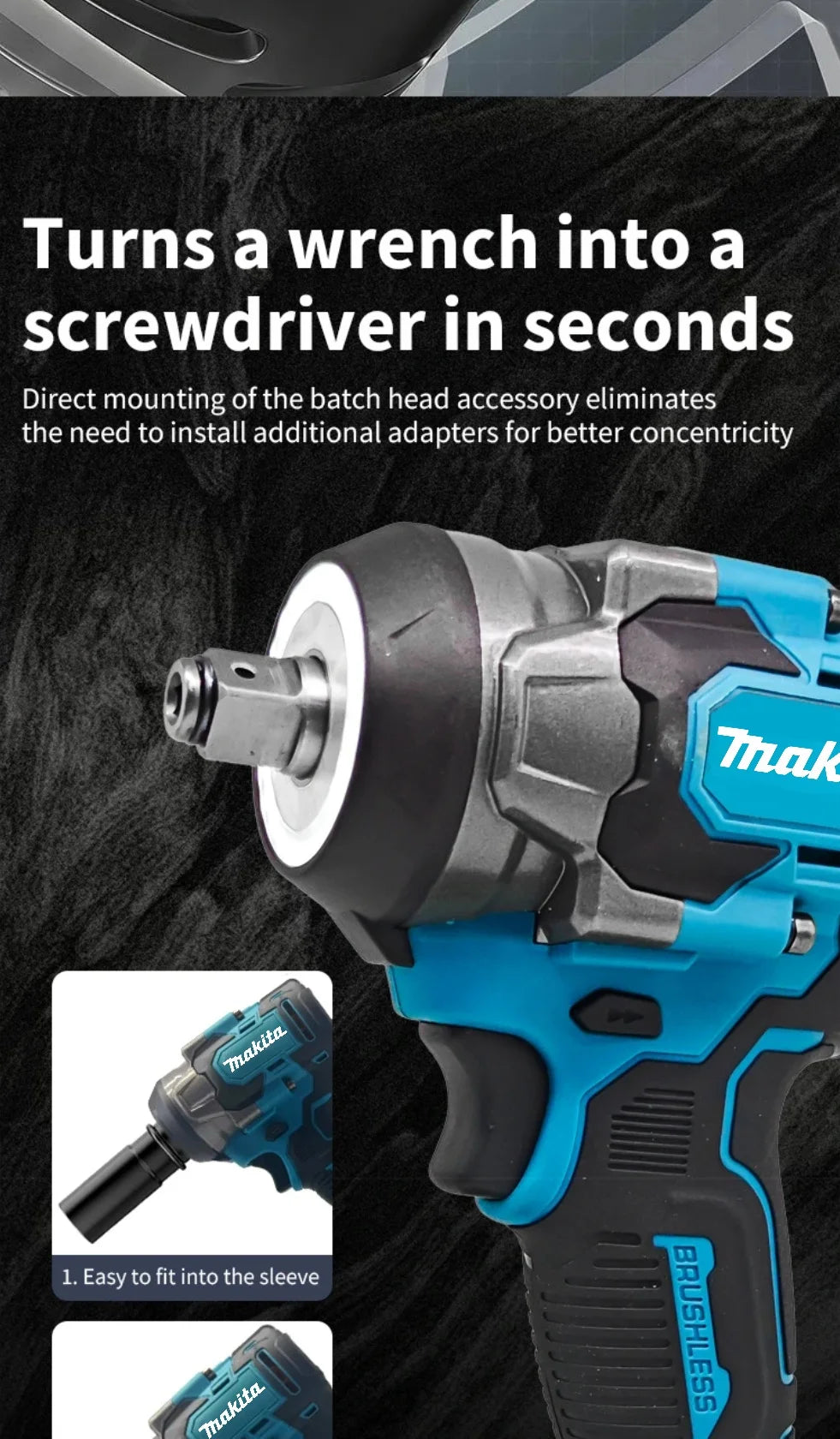 Makita 18V 800Nm Brushless Impact Wrench | High Torque | EU