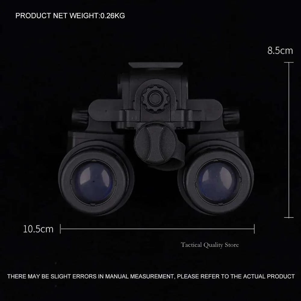 AN/PVS31 Binocular Night Vision Goggles Dummy Model | Airsoft Helmet Prop | Cosplay & Film | BK/TAN