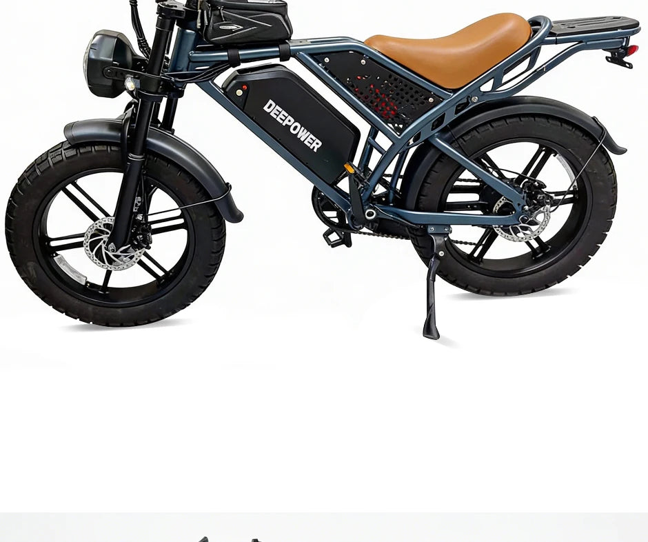 QS7 E-Bike 1500W Motor Brushless | 48V 20/35/60Ah | 55km/h | Todo Terreno | Shimano 7v | Garantía 1 Año