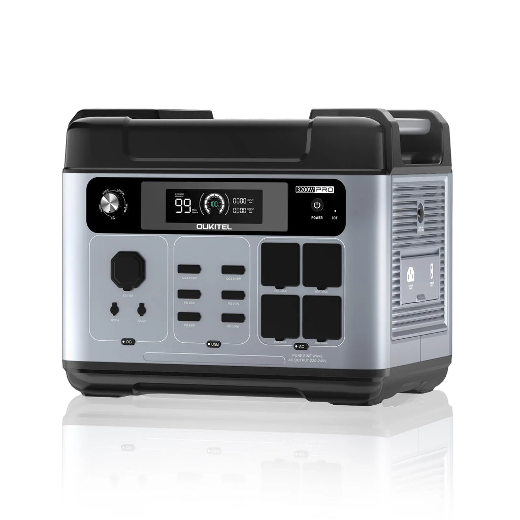 OUKITEL P2001 Pro | Estación de Energía Portátil 3200W 2048Wh LiFePO4 | Solar Generator