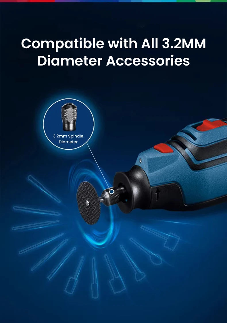 Bosch GRO 12V-35 | Cordless Rotary Tool | Battery Options