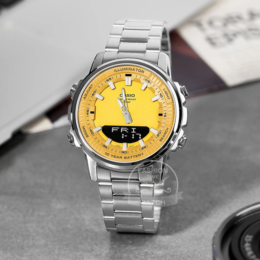 Casio AMW-880 Series | Calendar & Multiple Time Zones | Men's Watch