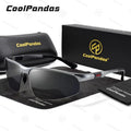 COOLPANDAS Gafas de Sol Polarizadas UV400 | Marco de Aleación | Estilo Cuadrado