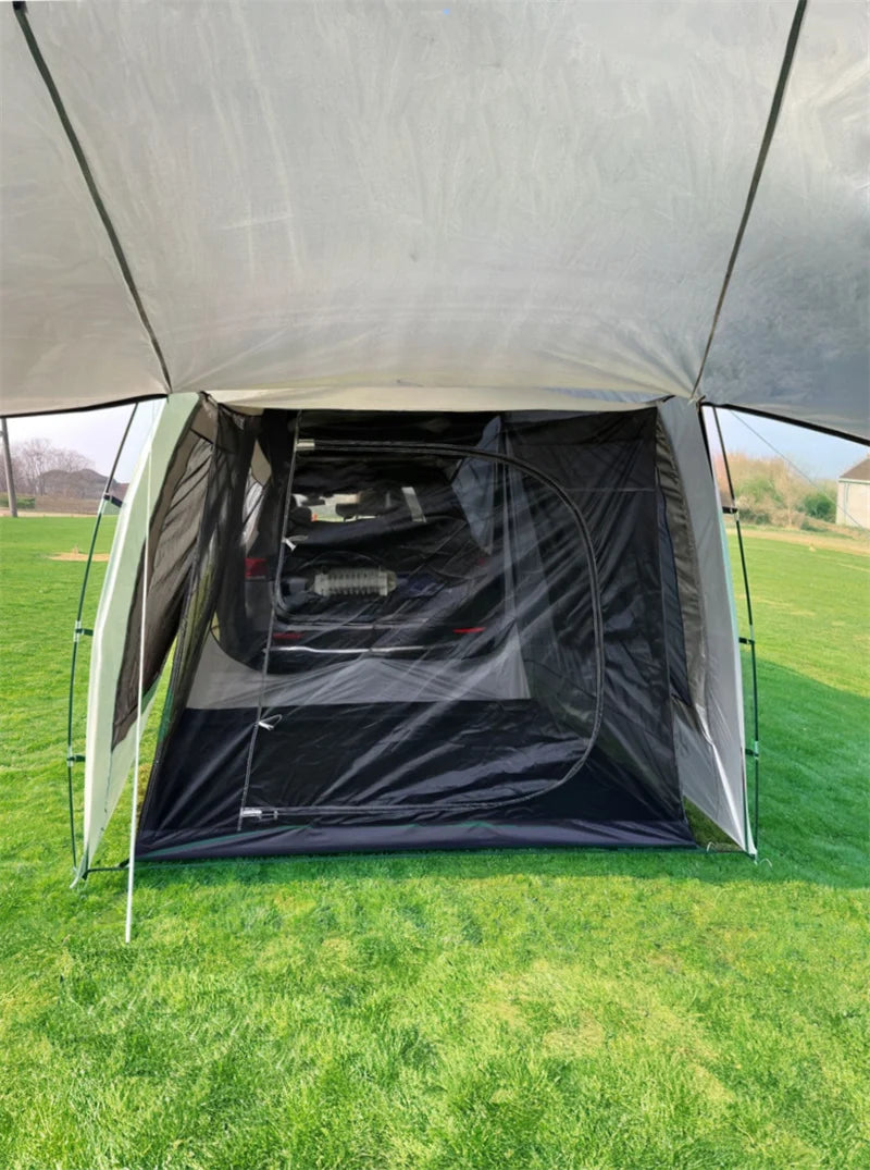 SUV Car Tail Tent | 3-4 Person Waterproof Camping Tent | Tunnel & Dome Style | UPF50 PU3000mm