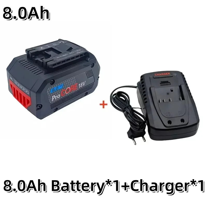Bosch-Compatible 18V 8Ah/10Ah Batteries & Charger | BAT609/BAT618