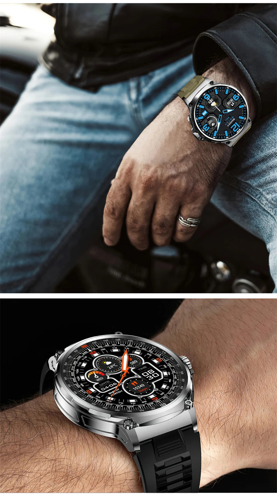 Smartwatch Jooeniok GPS 2026 | Pantalla AMOLED 1.85" | Batería 710mAh | Bluetooth 5.0 | IP68 | Android & iOS | Jooeniok GPS Smart Watch 2026 | 1.85" AMOLED | 710mAh Battery | Bluetooth Call | IP68