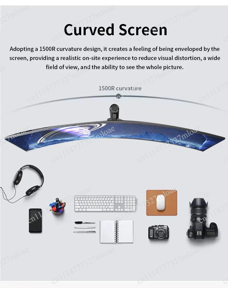 49-Inch Ultrawide Curved Monitor 32:9 | 5K 165Hz | Built-in Speakers | Home & Office