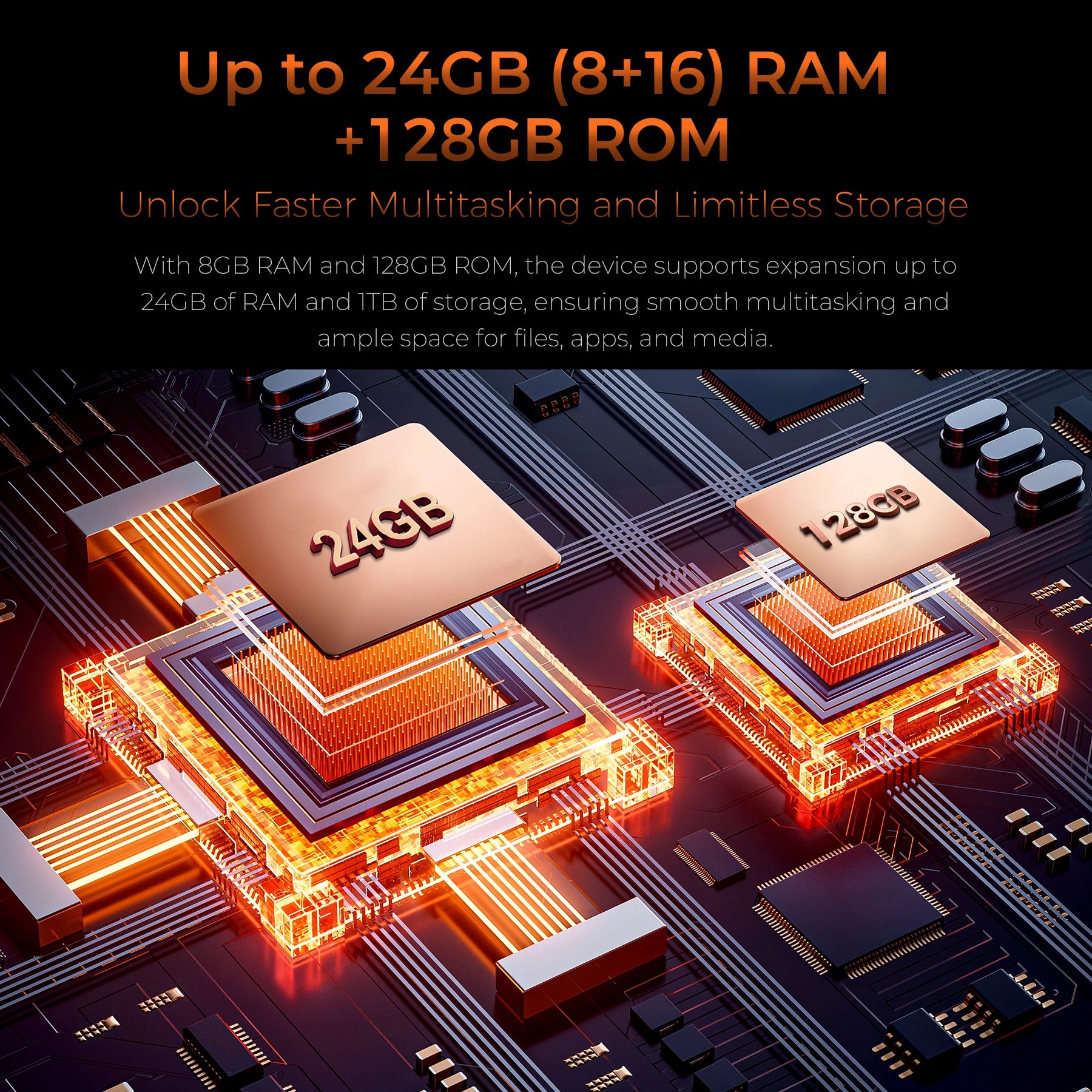 OUKITEL WP53 | Rugged Phone 4G 11000mAh 13MP Android 15 | NFC IP68 128dB