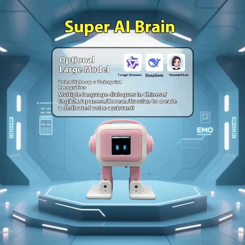 Robot Interactivo Inteligente – Pantalla LED Facial, Camina y Baila, Educativo para Niños