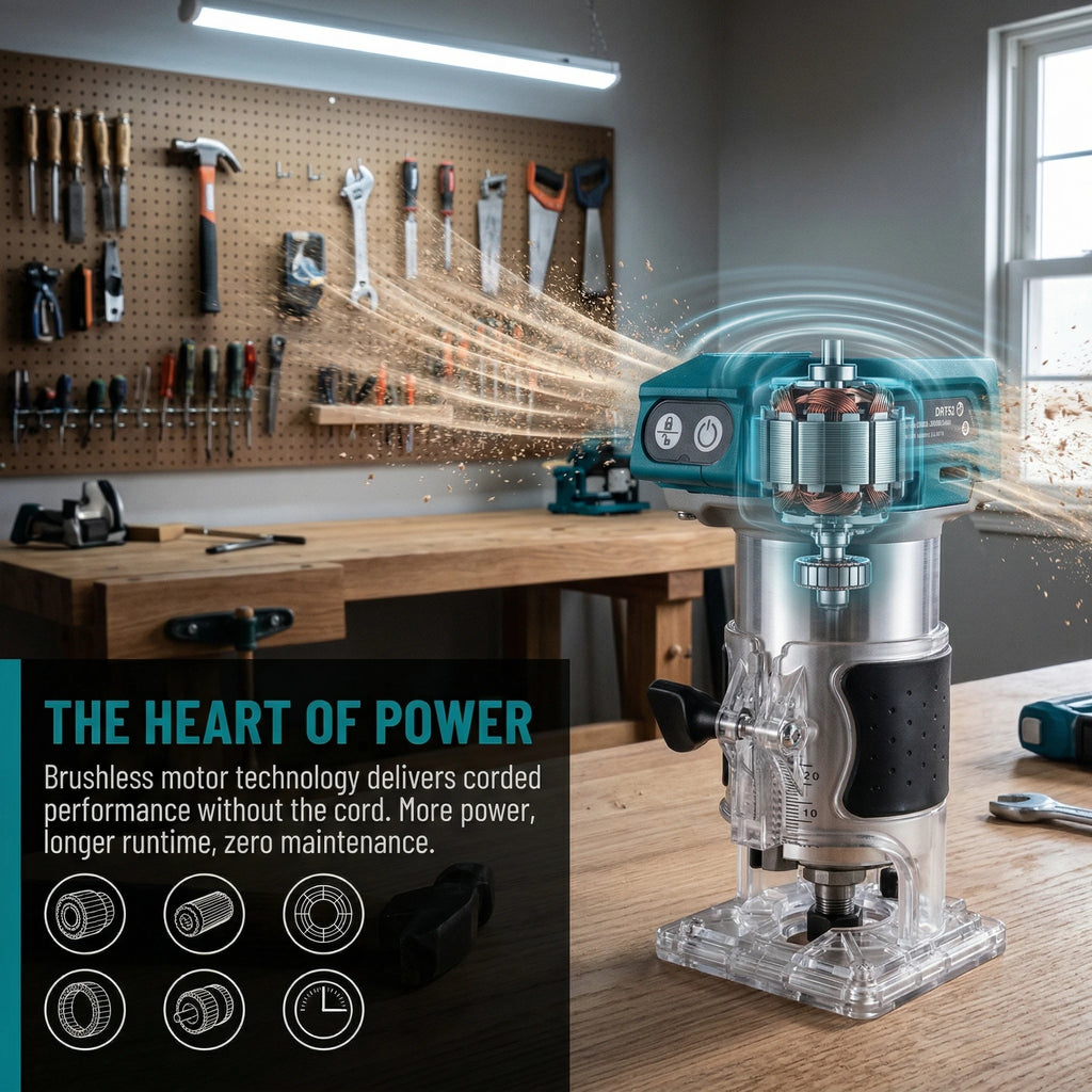 Makita DRT50 | 18V Brushless Wood Trimmer | EU