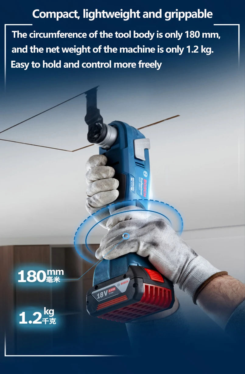 Bosch GOP 185-Li | 18V Brushless Cordless Oscillating Multi-Tool