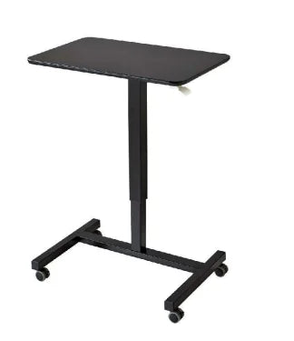 Pneumatic Mobile Laptop Desk | Gas-Lift & Locking Wheels | Escritorio Ajustable