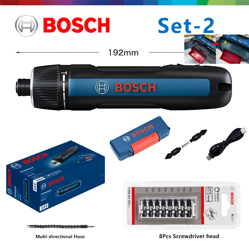 Bosch GO 3 | Cordless Electric Screwdriver | Battery Included