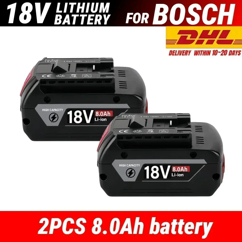Bosch-Compatible 18V Batteries | BAT609/BAT618 | Chargers & Kits