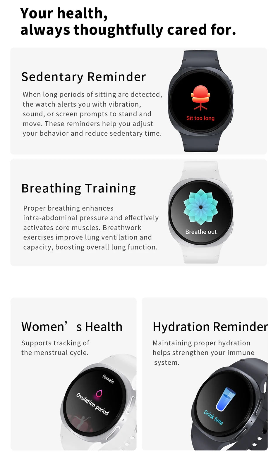 Smartwatch ChiBear 2025 | GPS | NFC | IP68 | Monitor Cardíaco | Bluetooth 5.3 | Hombre y Mujer