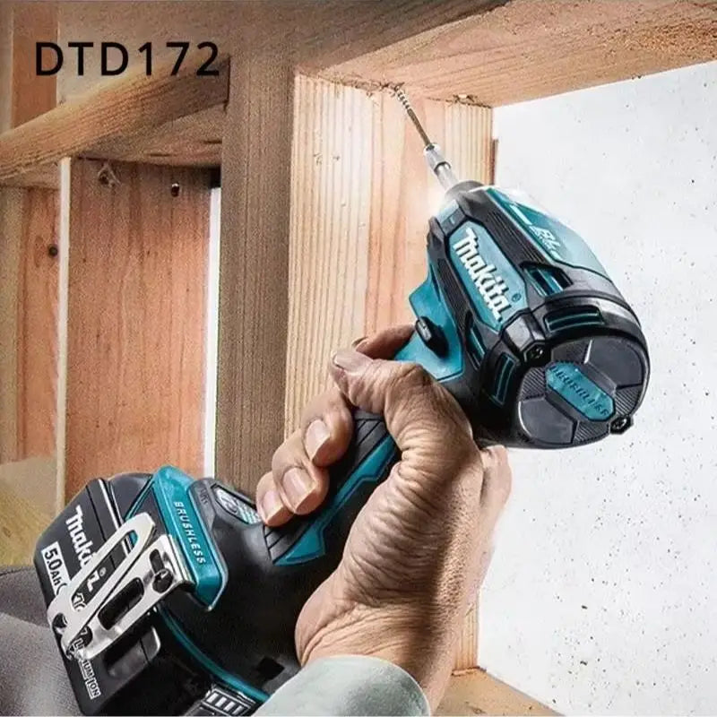 Makita DTD172 | 18V Brushless Impact Driver | 180 N·m T-Mode